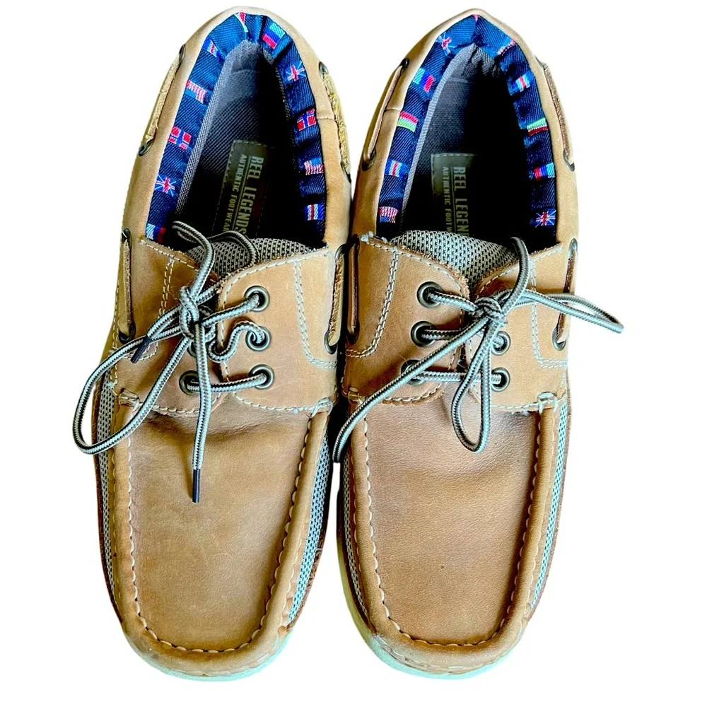 Reel Legends Catamaran Boat Shoes. Size 10 wide